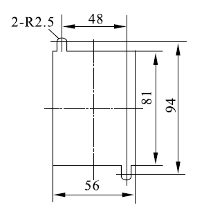 DZ-3/Z3安裝開孔尺寸圖