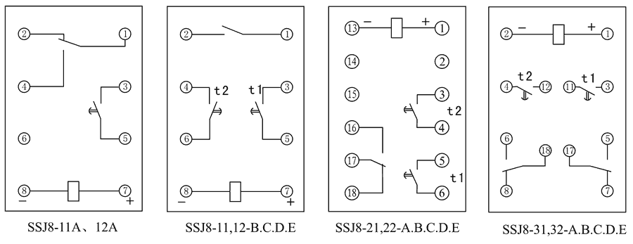 SSJ8-12E內(nèi)部接線(xiàn)圖