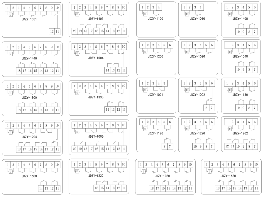 JDZY-1400內(nèi)部接線圖