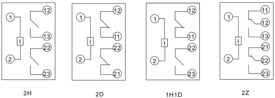 HDLN-2-2D-1內(nèi)部接線(xiàn)圖