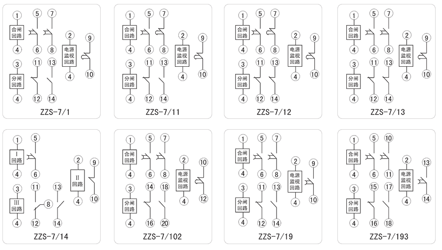 ZZS-7/1內(nèi)部接線(xiàn)圖