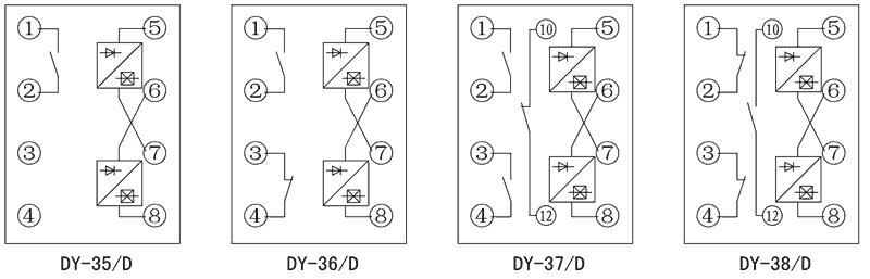 DY-35/D內(nèi)部接線(xiàn)圖