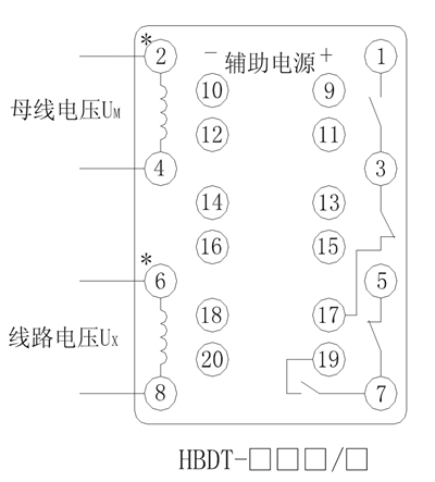 HBDT-24A/3內(nèi)部接線圖