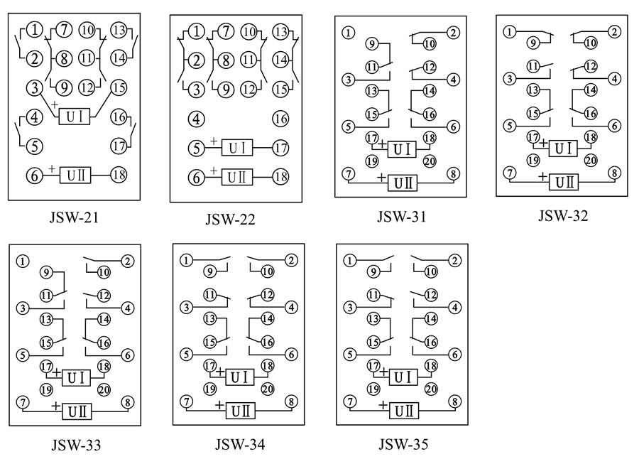 JSW-34內(nèi)部接線圖